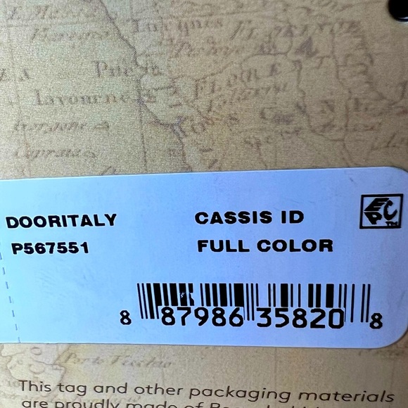 NWT Patricia Nash Cassis Leather Doorways to Italy ID Wallet - Picture 5 of 8